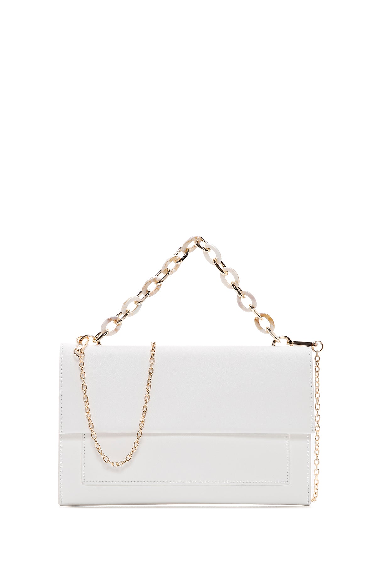 Women's White Portfolio Bag 23SBD290318 | Derimod