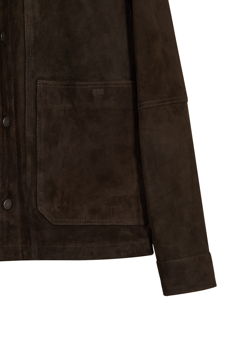 Shoe Male Brown Suede Shirt Jacket