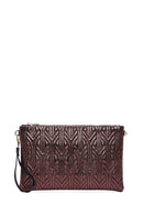 Women's Copper Quilted Portfolio Bag | Derimod