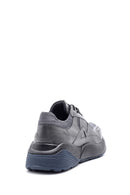 Men's High-Sole Leather Sneaker | Derimod