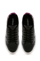 Women's Black Patterned Sneaker | Derimod