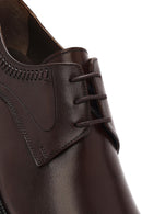 Men's Brown Laced Leather Classic Shoes | Derimod