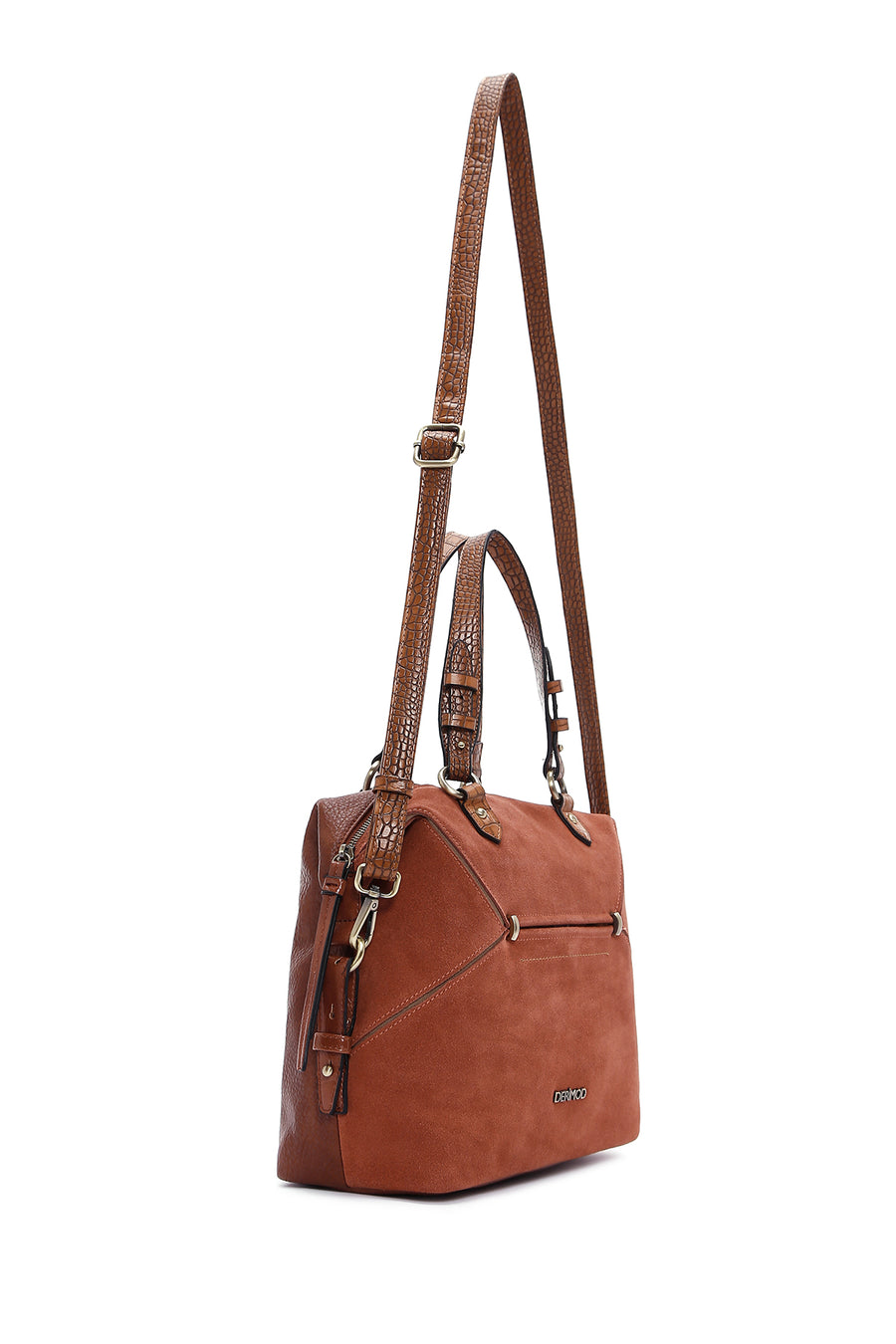 Women's Brown Suede Shoulder Bag