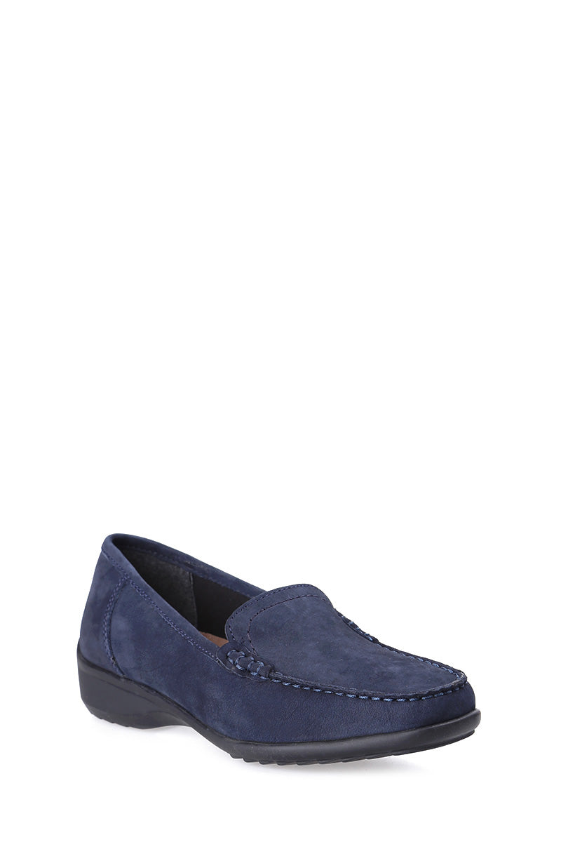Süet Kadın Deri Loafer