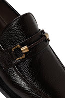 Men's Brown Leather Classic Loafer | Derimod