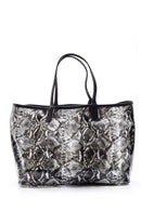 Women's Crocodile Patterned Transparent Bag | Derimod