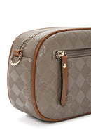 Women's Mink Long Strap Printed Crossbody Bag | Derimod