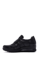 Women's Black Strappy Leather Comfort Shoes | Derimod