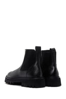 Men's Black Leather Chelsea Boots | Derimod