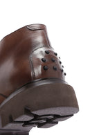 Men's Brown Casual Leather Boots | Derimod