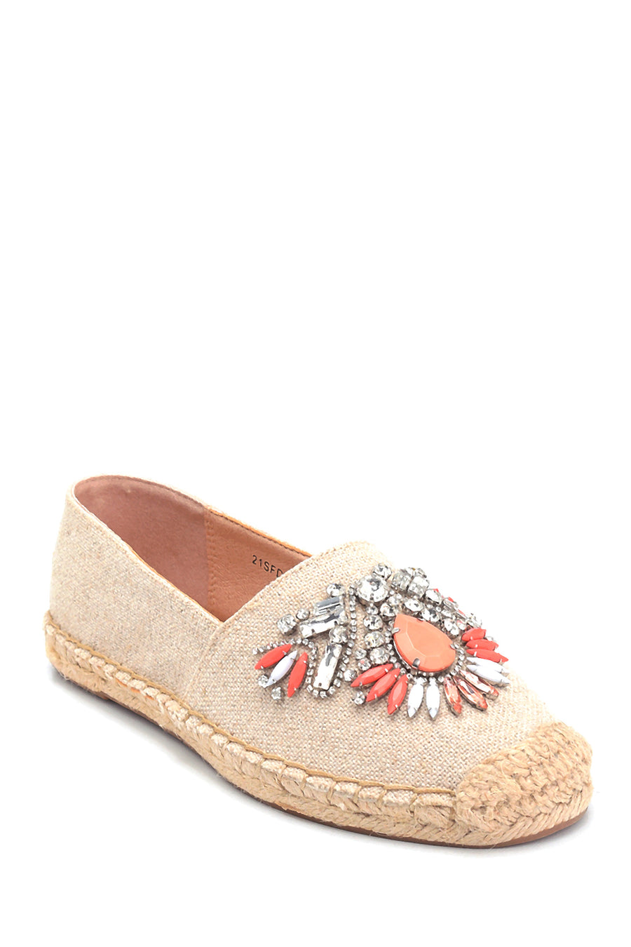 Kadın Taş Detaylı Espadril