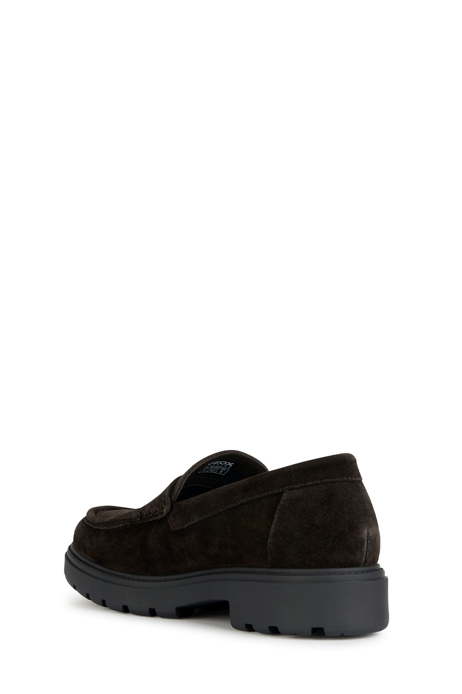 Geox Men's Brown Spherica Ec7 Suede Leather Casual Shoes