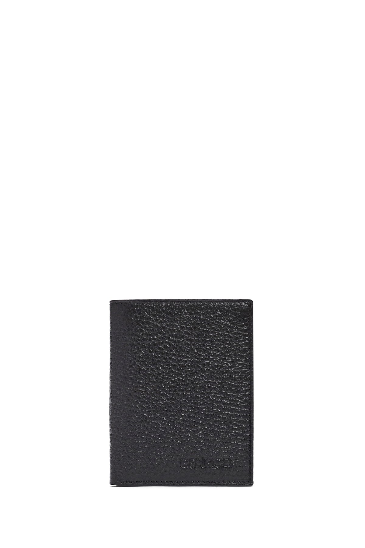 Men's Black Leather Card Holder 000A2D3102FT | Derimod