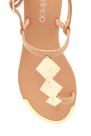 Women's Tan Flip Flops Sandals | Derimod