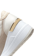 Kadın Deri Yüksek Taban Sneaker | Derimod