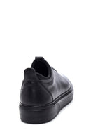 Erkek Siyah Deri Sneaker | Derimod