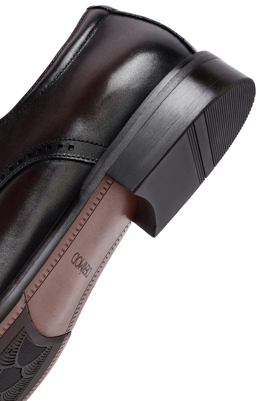 Men's Brown Lace-Up Leather Classic Shoes