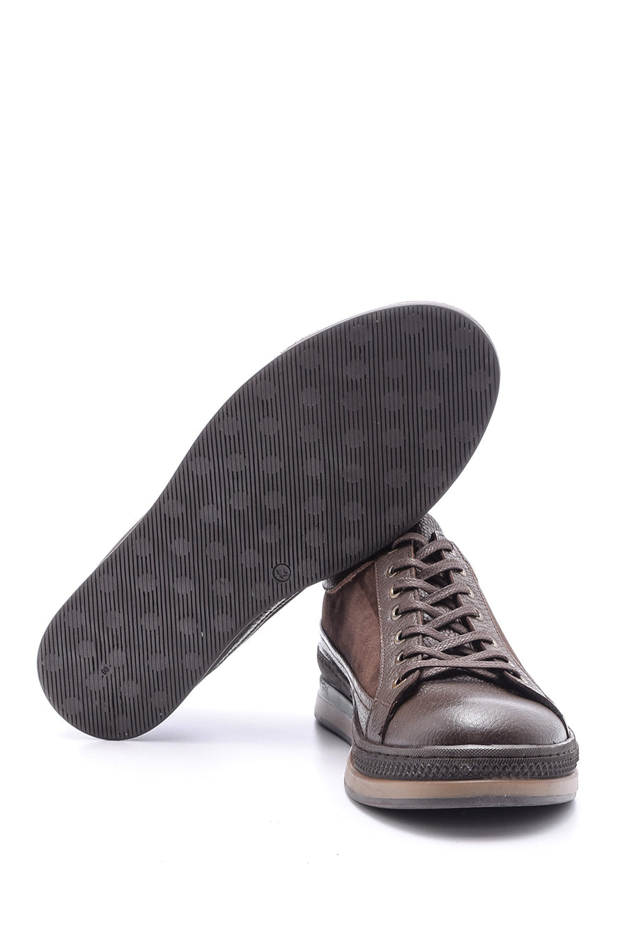 Men's Suede Detailed Leather Sports Shoes