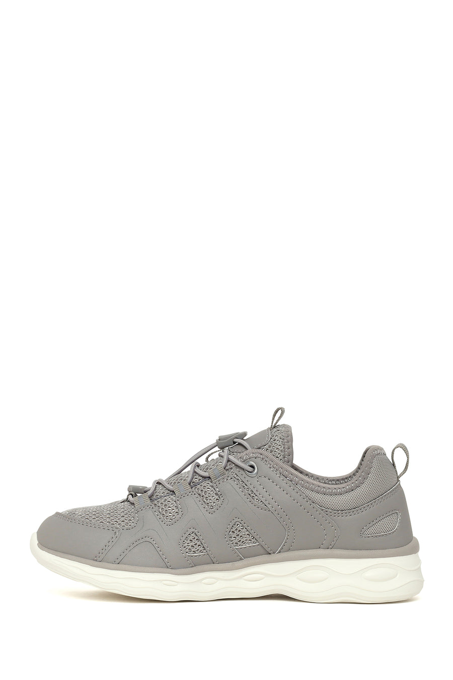 Woman Grey Thick-Soled Sneakers