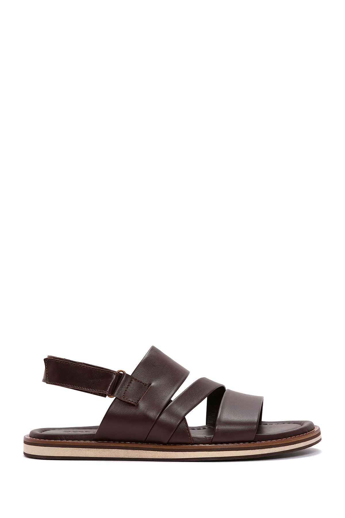 Men's Brown Leather Sandals 24SFD625618 | Derimod