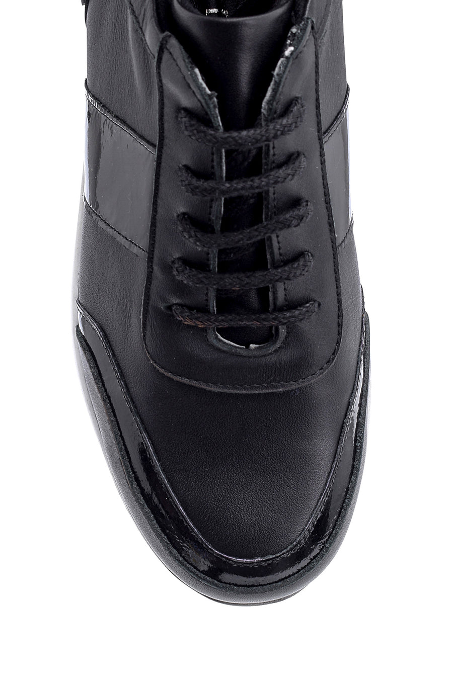 Kadın Rugan Detaylı Sneaker