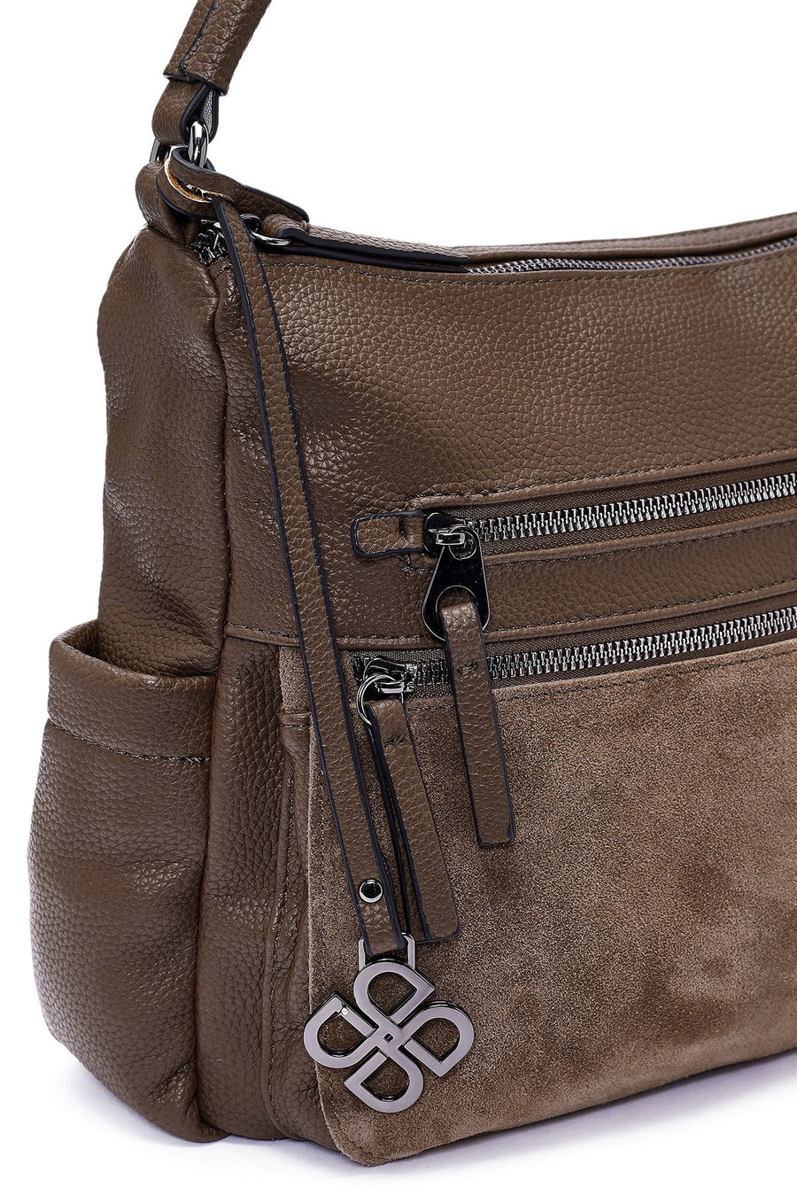 Women's Tan Long Strap Shoulder Bag