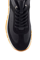 Erkek Deri Süet Detaylı Sneaker | Derimod