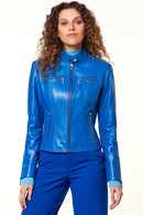 Alexa Women's Leather Coat | Derimod