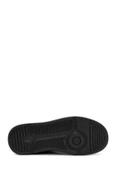 Men's Black Lace-up Leather Sneaker | Derimod
