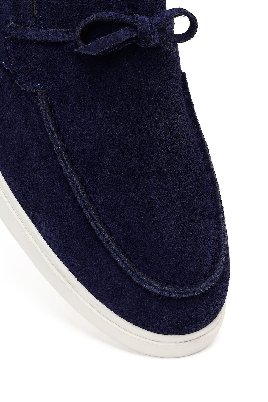 Men's Navy Blue Suede Leather Casual Loafer