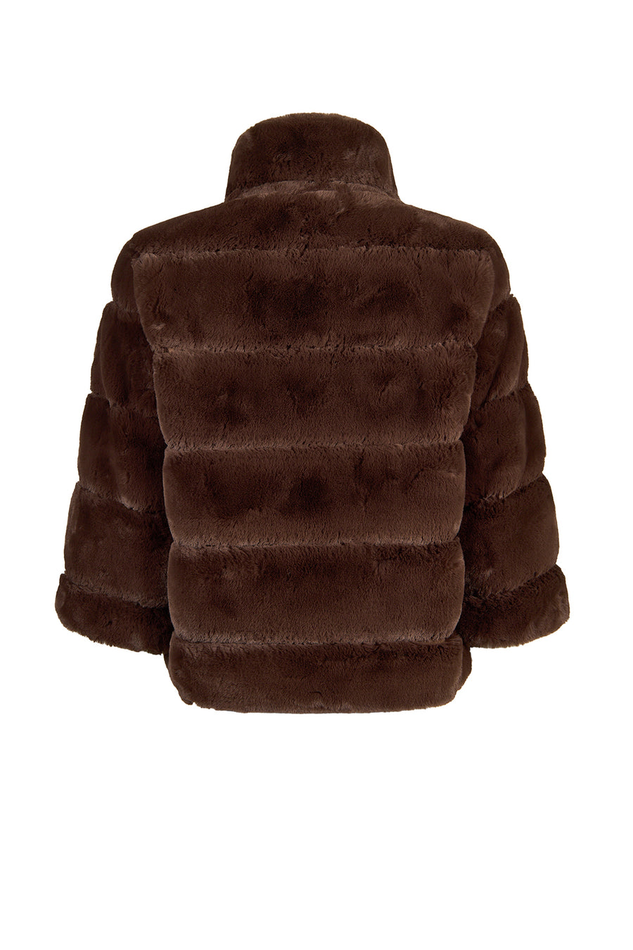 Dolomiti Woman Brown Short Teddy Coats