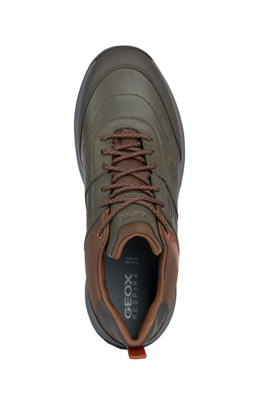 Geox Erkek Kahverengi Maro Bağcıklı Deri Sneaker