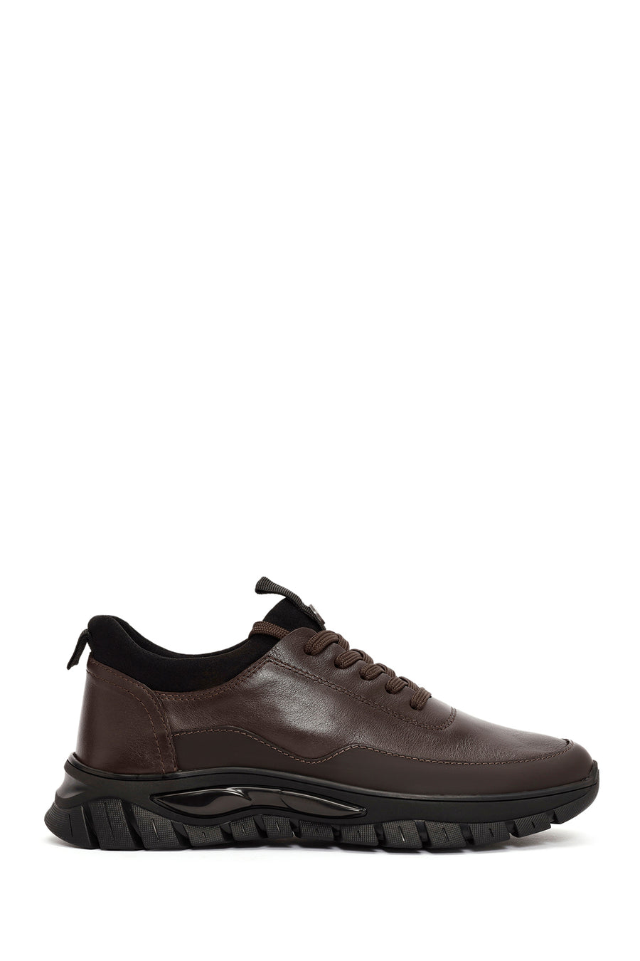 
Men's Brown Lace-Up Leather Sneaker
 24WFD650618 | Derimod