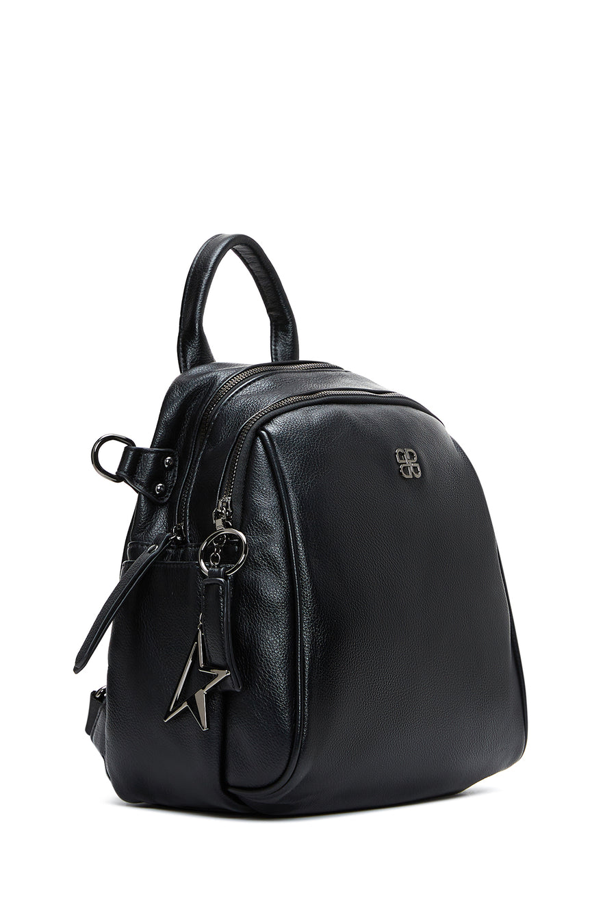 Women's Black Casual Backpack
