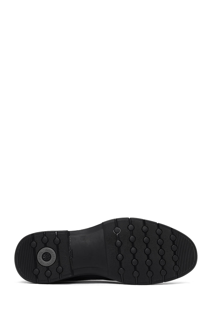 Men's Black Lace-up Leather Casual Shoes