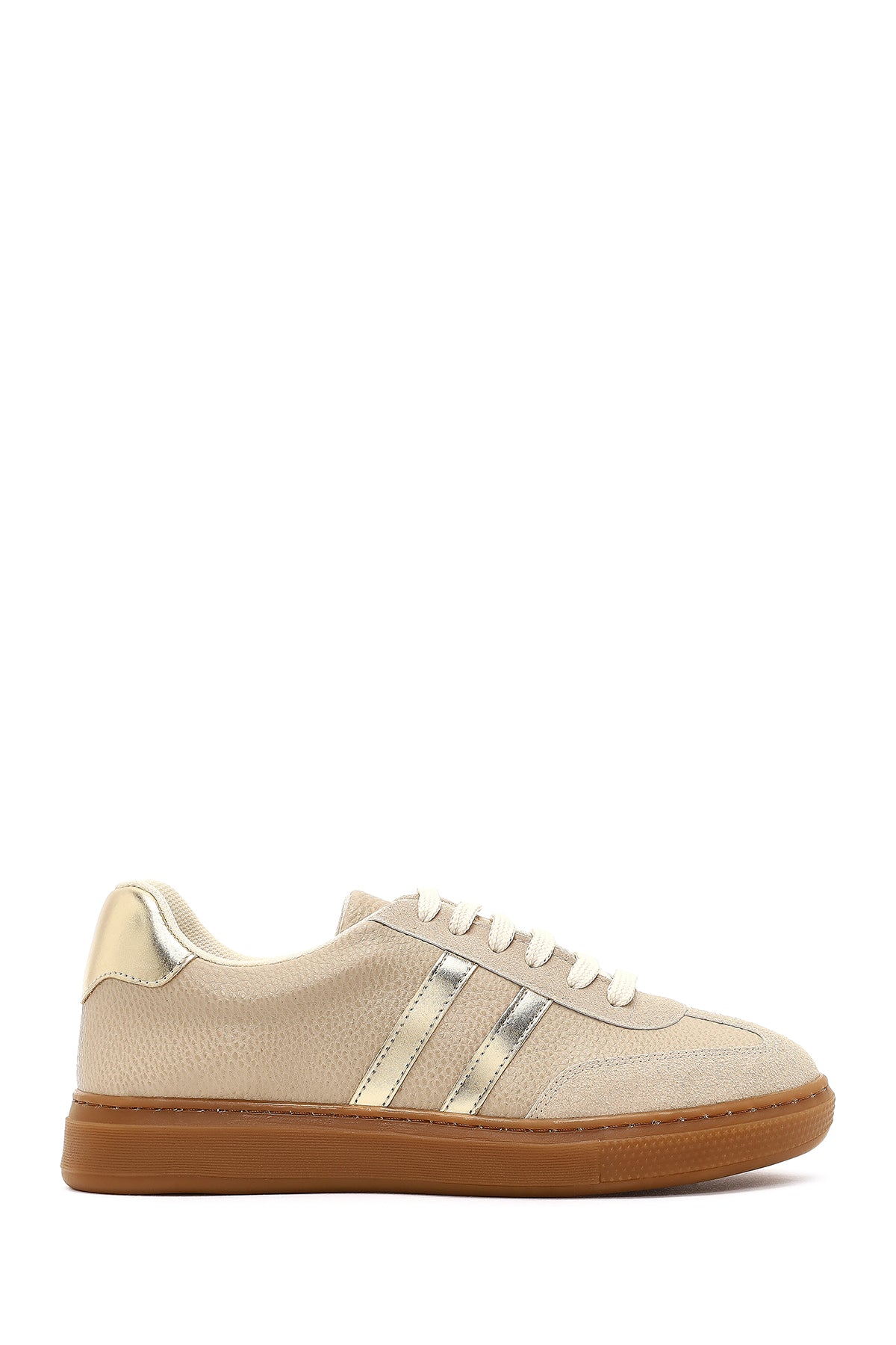 Woman Beige Lace-Up Chunky Sneaker AF168001SK | Derimod