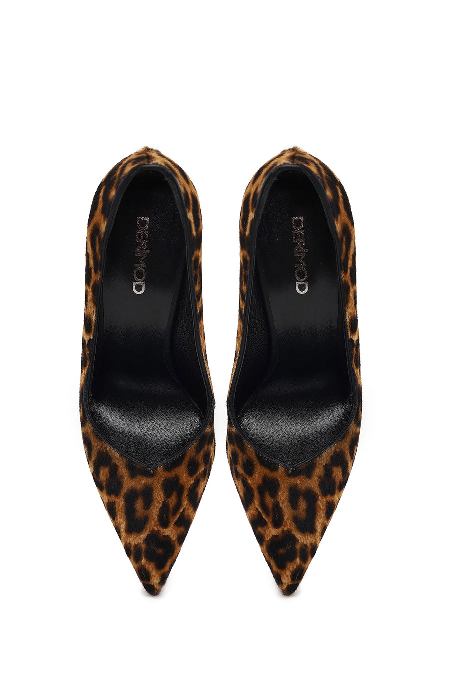 Woman Leopard High Thin-Heeled Leather Stiletto