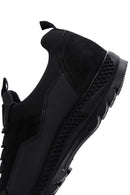 Men's Black Leather Sneaker | Derimod