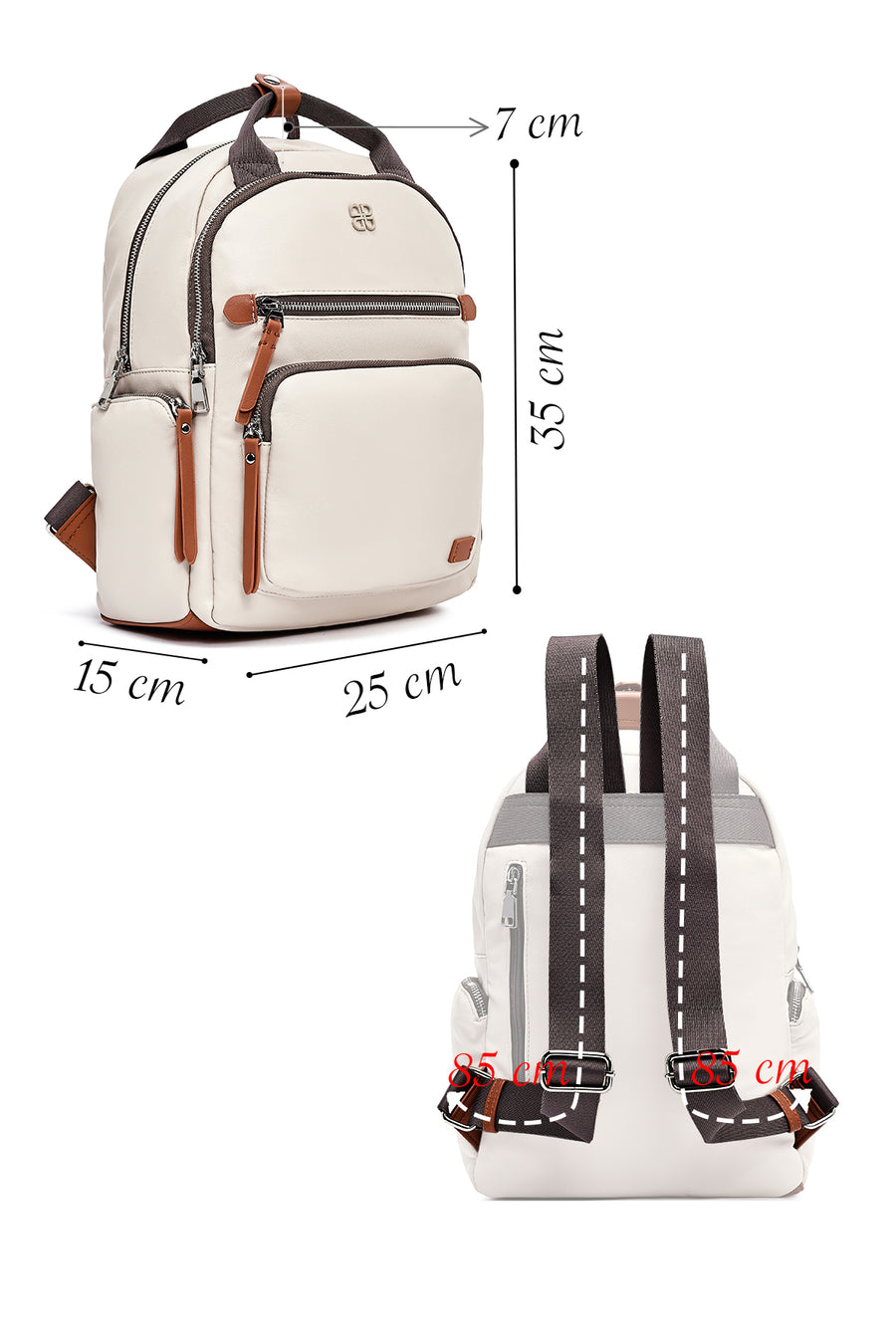 Women's Cream Backpack