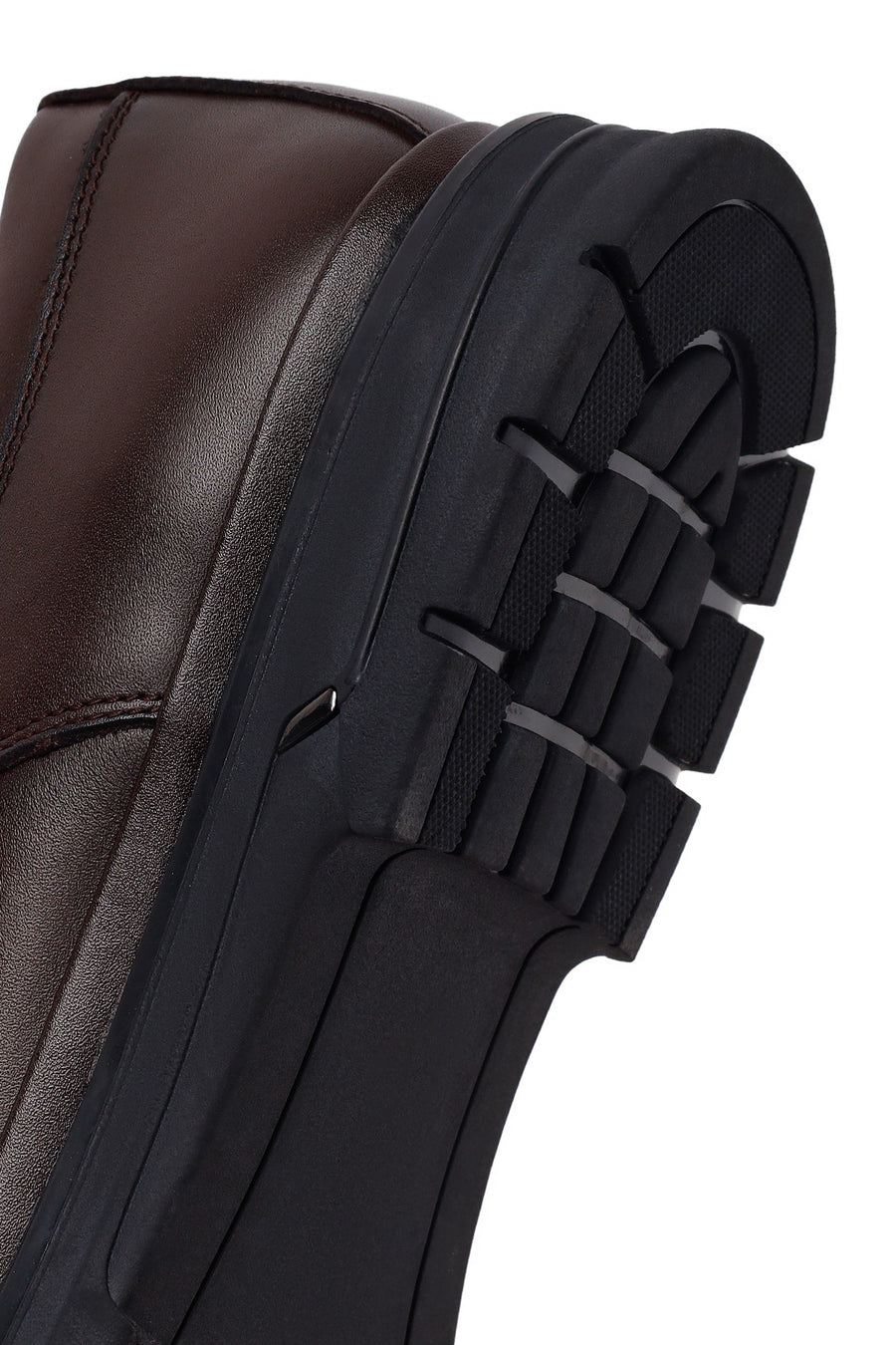 Male Brown Lace-up Leather Casual Shoes
