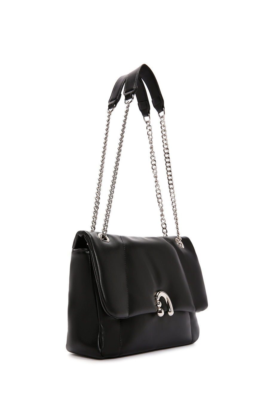 Women's Black Long Strap Shoulder Bag