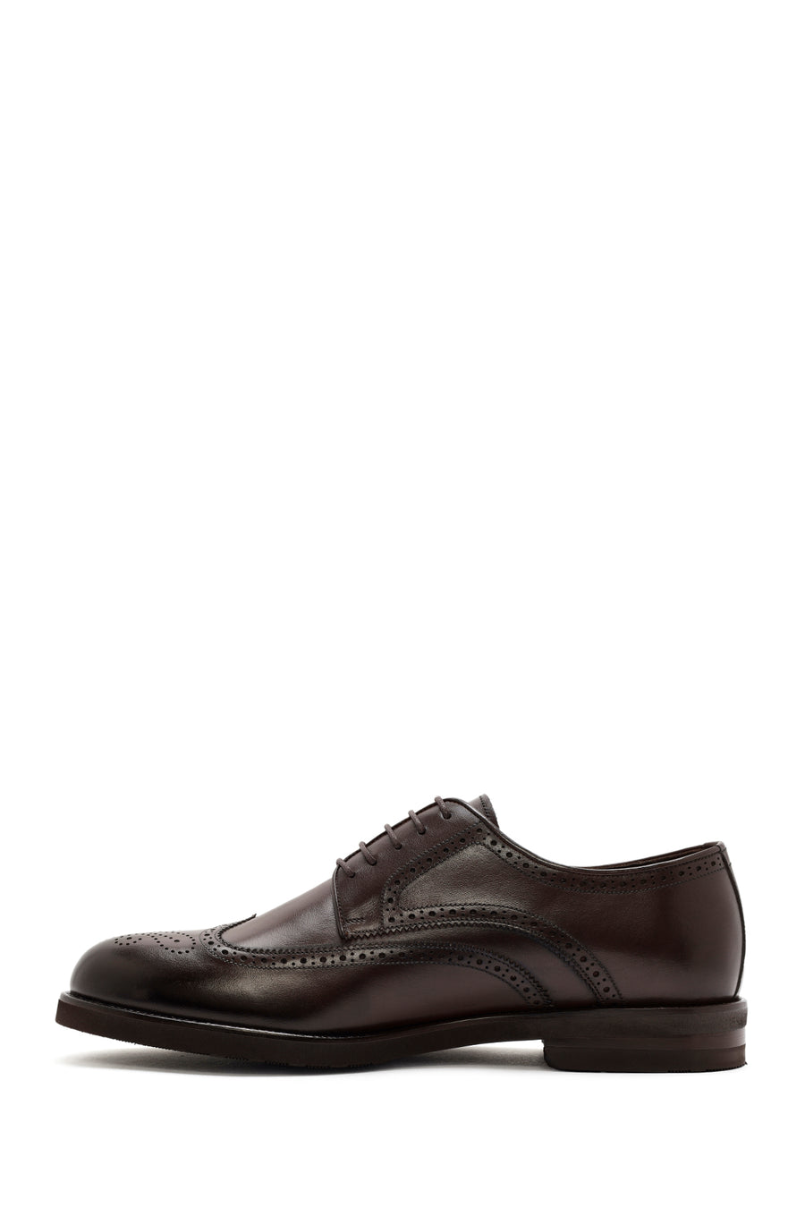 
Men's Brown Lace-Up Leather Classic Shoes
