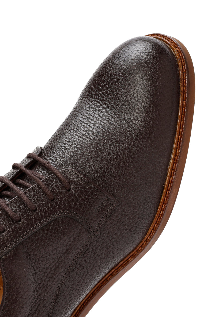 Men's Brown Laced Leather Classic Shoes