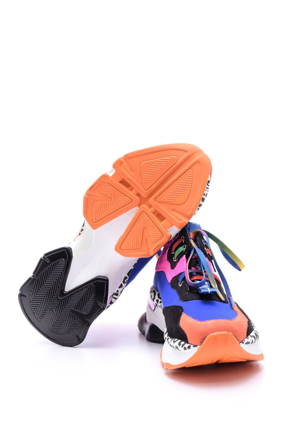 Women's Colorful High-Sole Sneaker