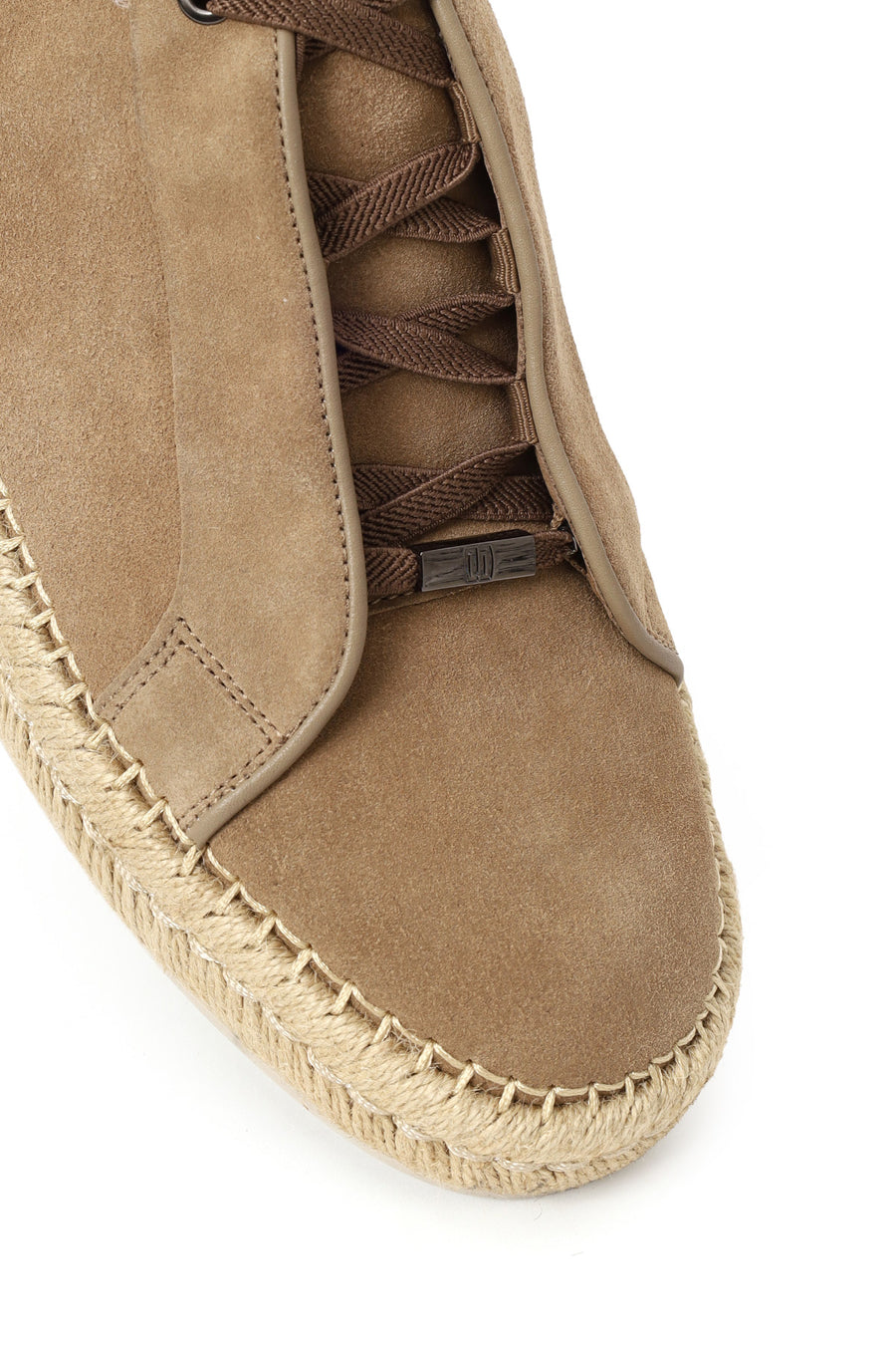 Male Beige Thick-Soled Suede Leather Sneaker