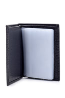 Men's Black Leather Card Holder | Derimod