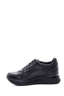Kadın Deri Fermuar Detaylı Sneaker | Derimod