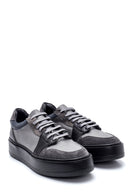 Men's Leather Suede Detailed Sneaker | Derimod