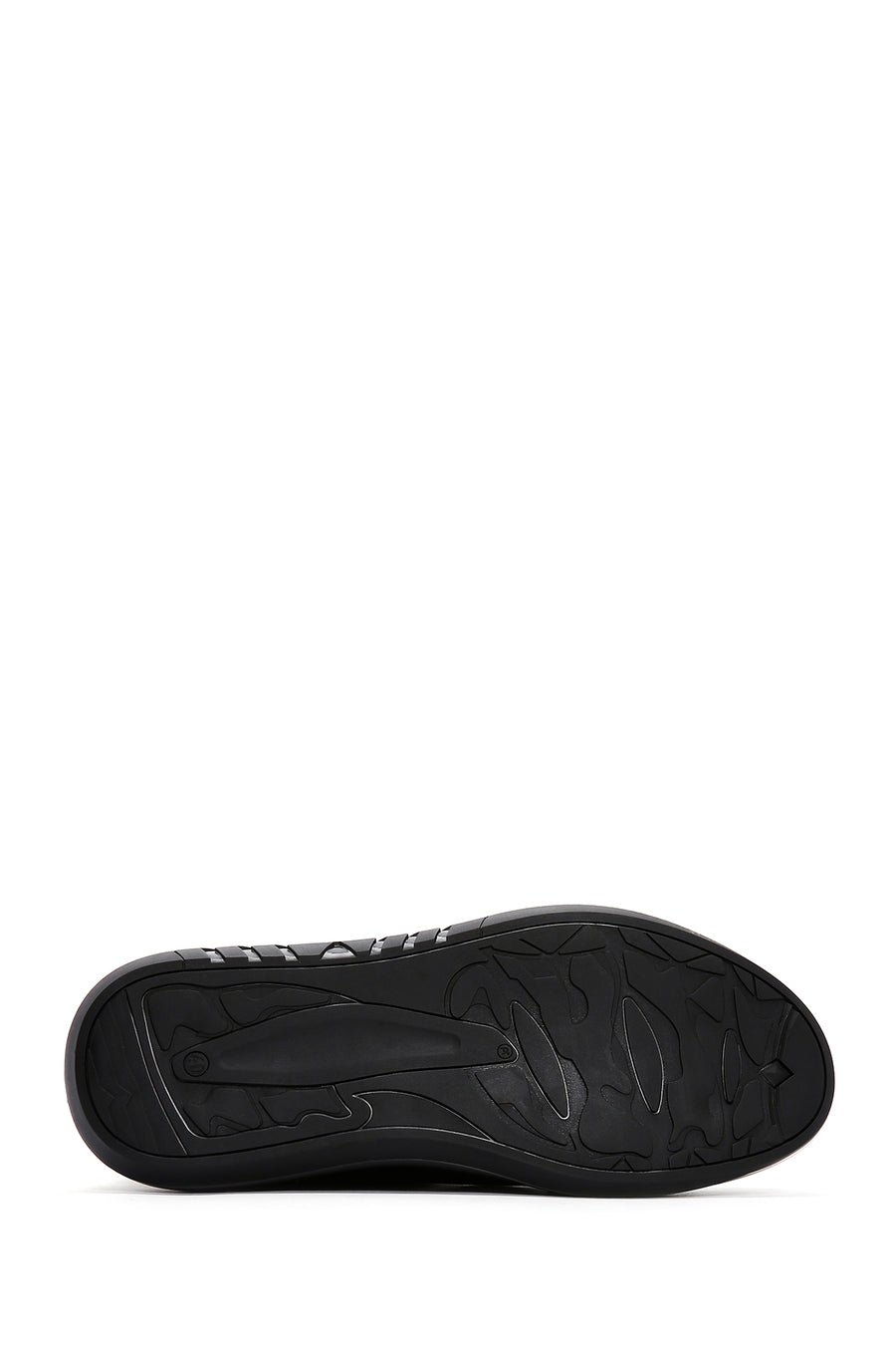 Men's Black Leather Sneaker
