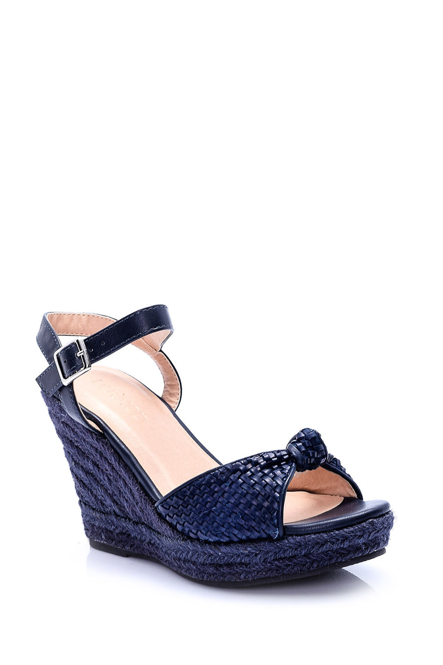 Women's Straw Wedge Heeled Sandals